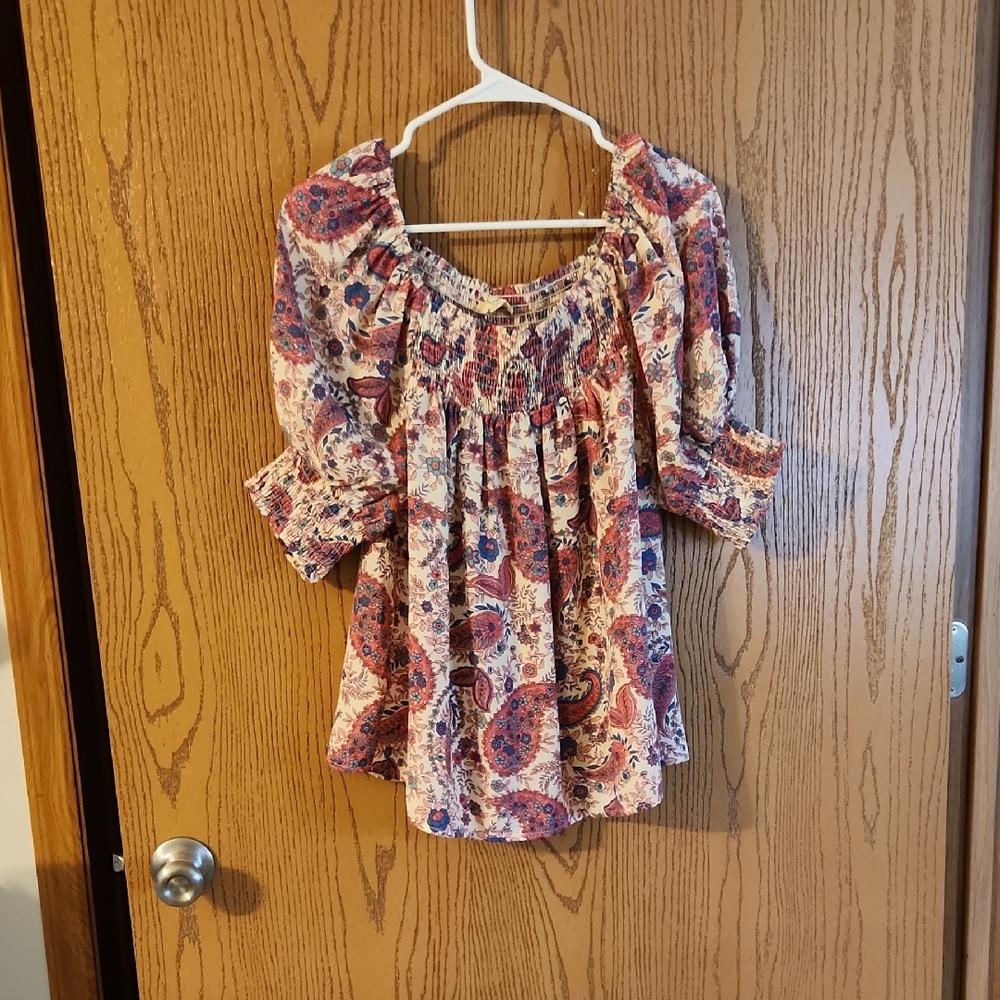 Floral Women's Top - Multicolor Easle, Nwot.